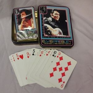 Elvis Presley playing cards